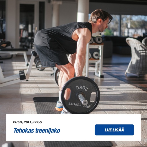 Push, pull, legs  tehokas treenijako